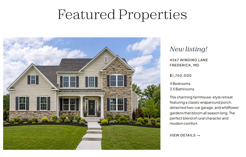 Freatured listings real estate website template