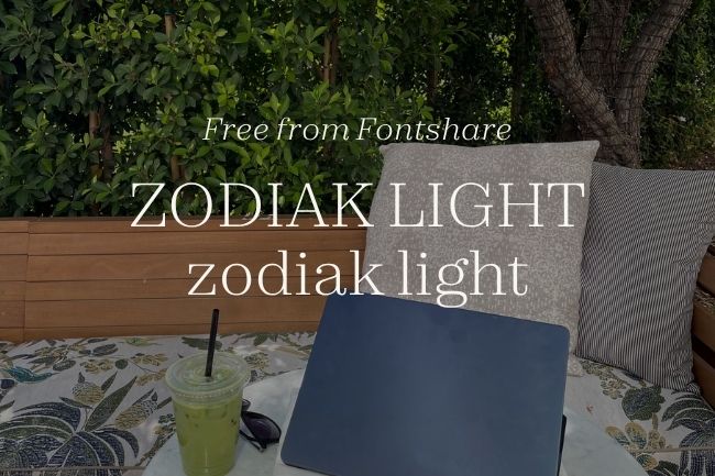 9 Free Website Fonts You'll Want to Try (Beyond Google Fonts) 9 Zodiak Light font from fontshare